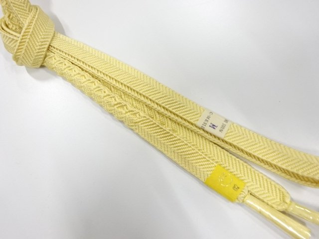 未使用品　正絹　手組帯締め
